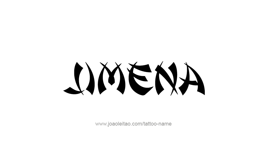 Tattoo Design Name Jimena   