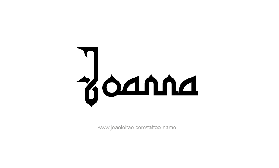 Tattoo Design Name Joanna   