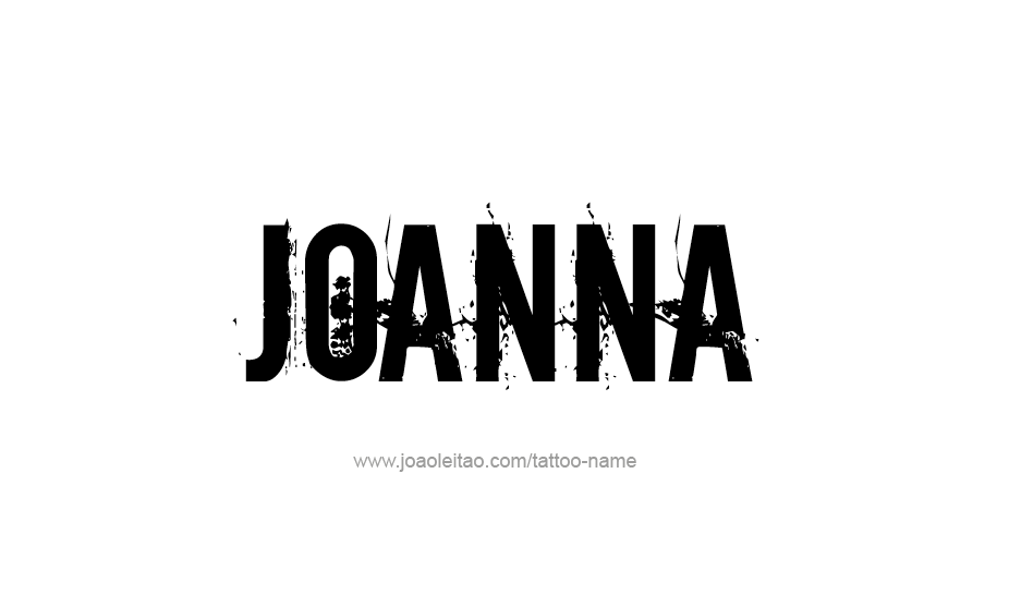 Tattoo Design Name Joanna   