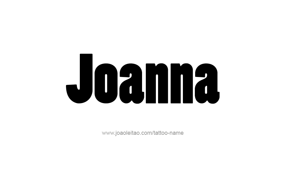 Tattoo Design Name Joanna   