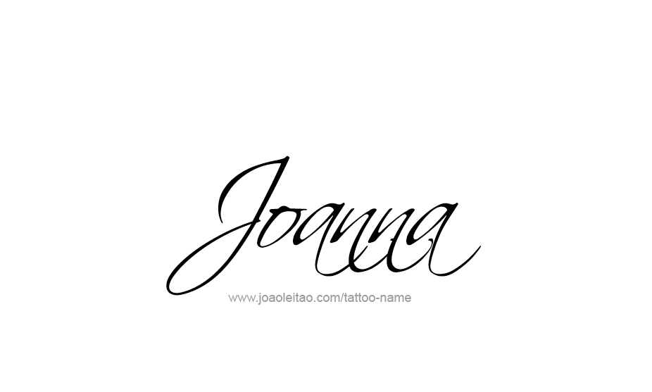 Tattoo Design Name Joanna   