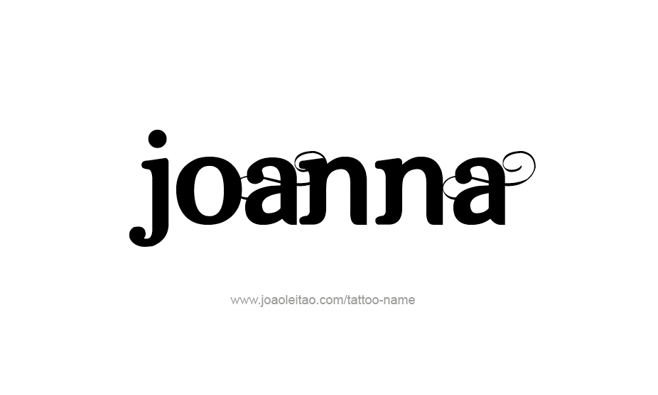 Tattoo Design Name Joanna   