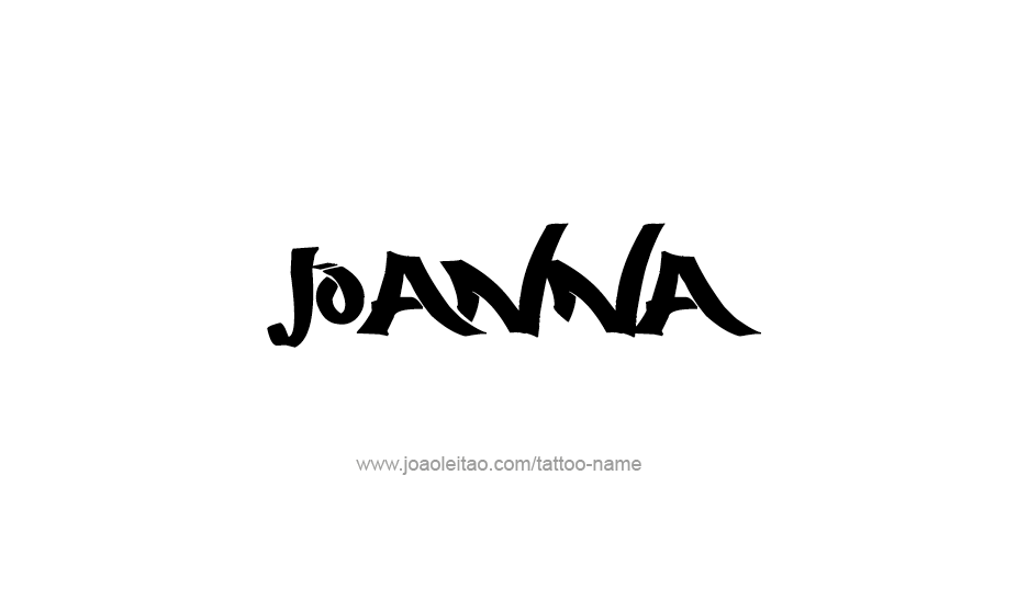 Tattoo Design Name Joanna   