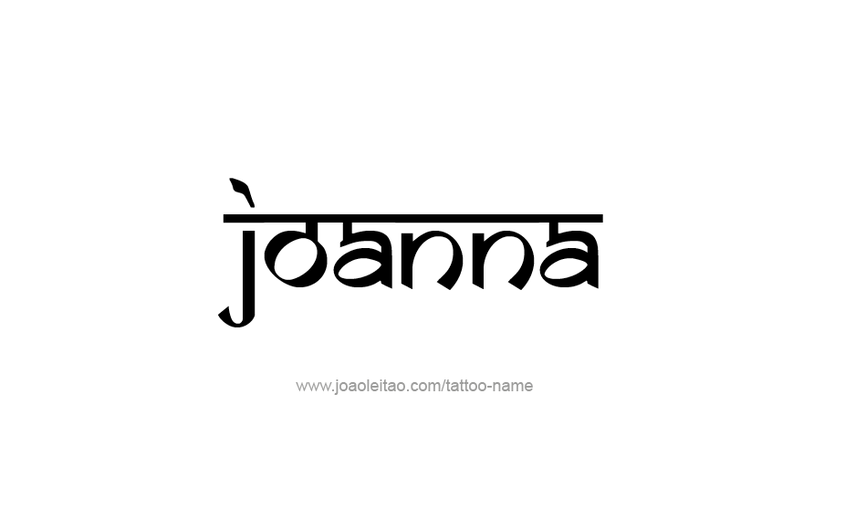 Tattoo Design Name Joanna   