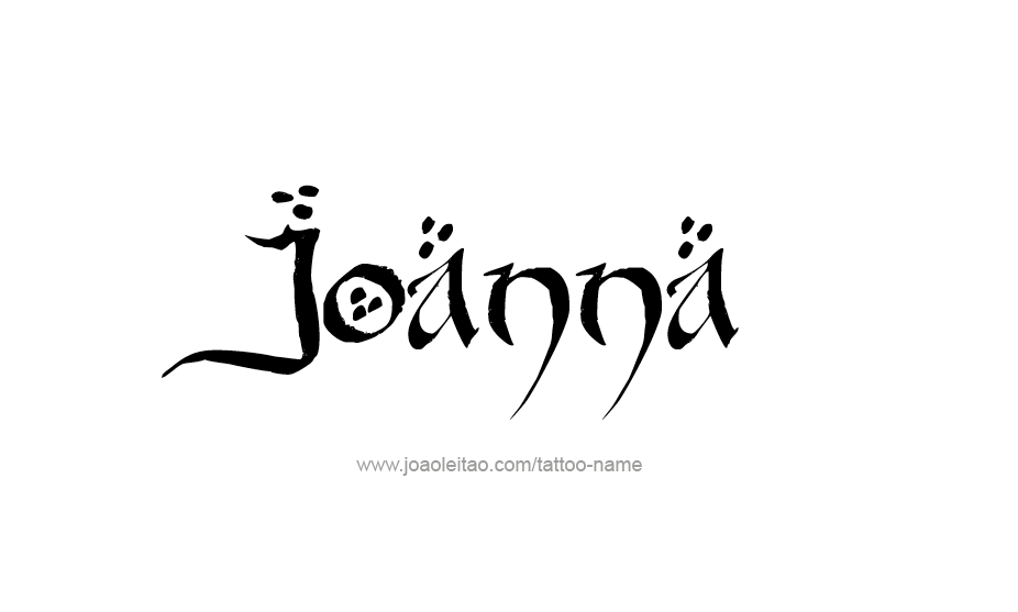 Tattoo Design Name Joanna   