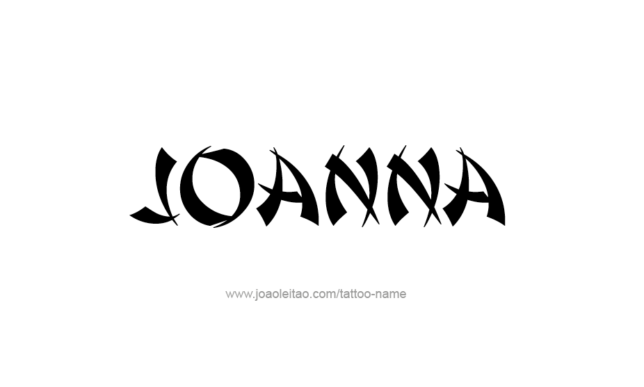 Tattoo Design Name Joanna   