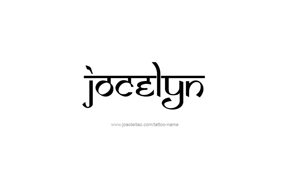 Tattoo Design Name Jocelyn   