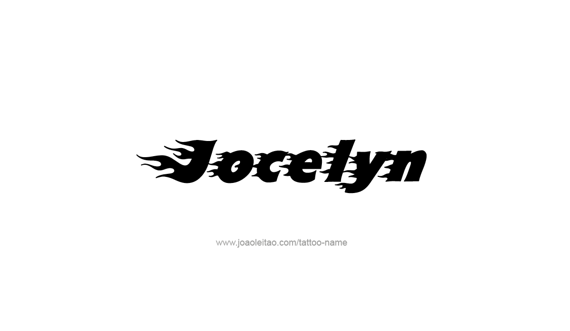 Tattoo Design Name Jocelyn   