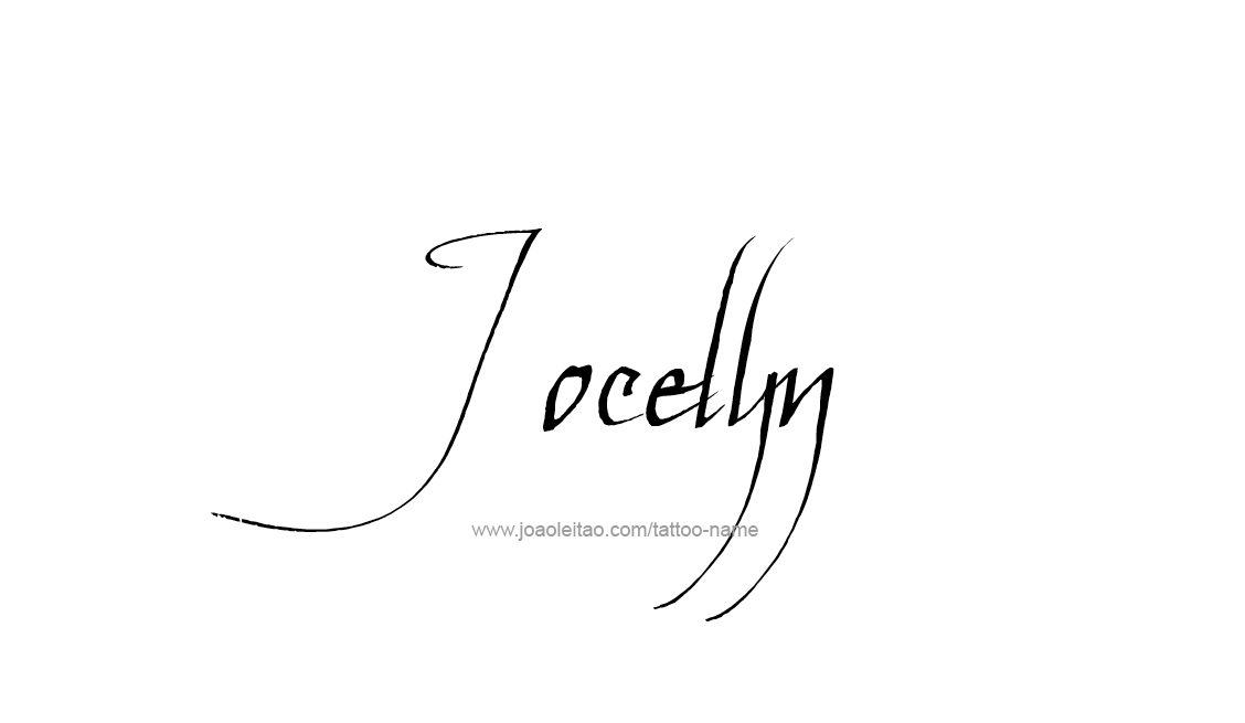 Tattoo Design Name Jocelyn   