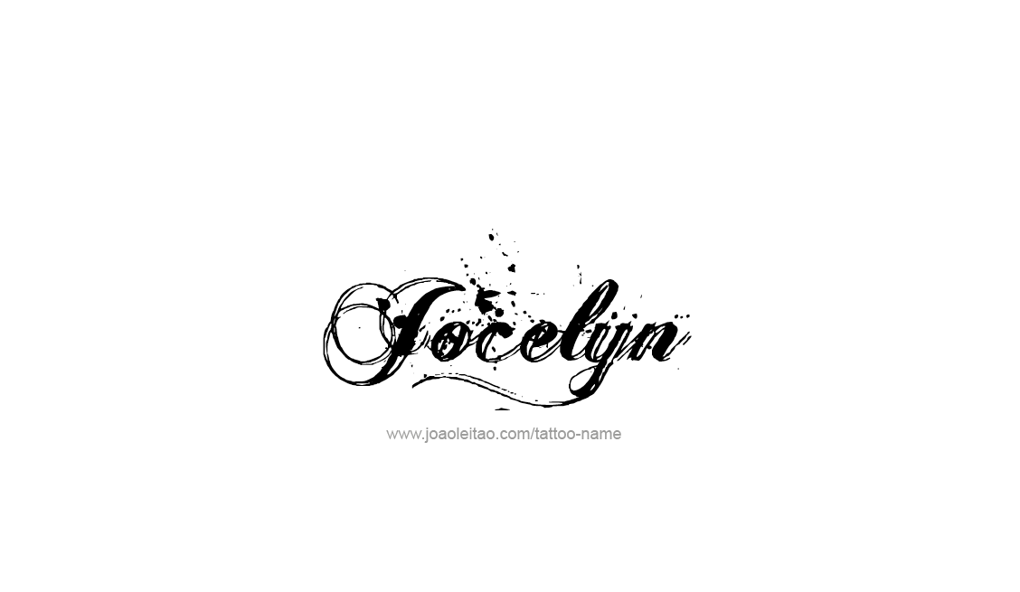 Tattoo Design Name Jocelyn   