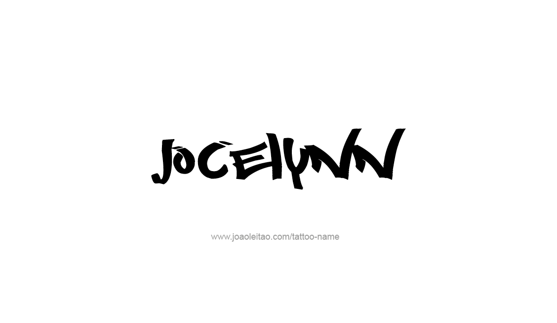 Tattoo Design Name Jocelynn   