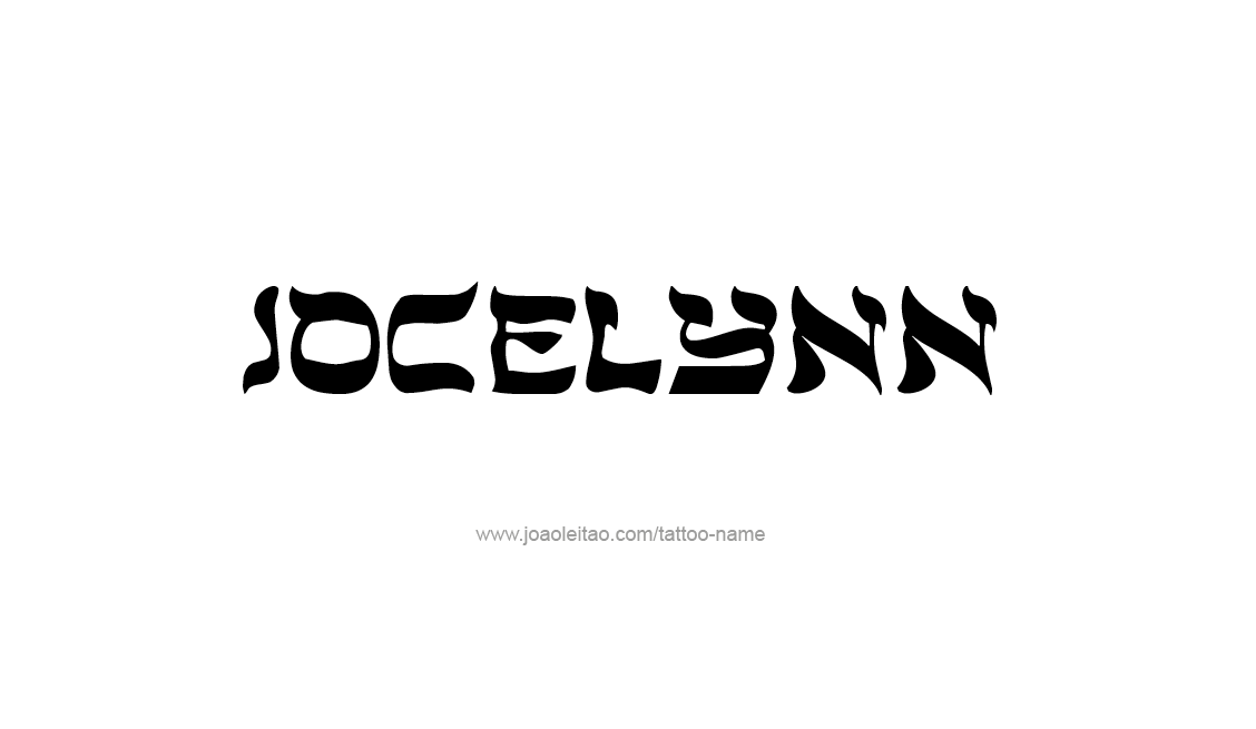 Tattoo Design Name Jocelynn   