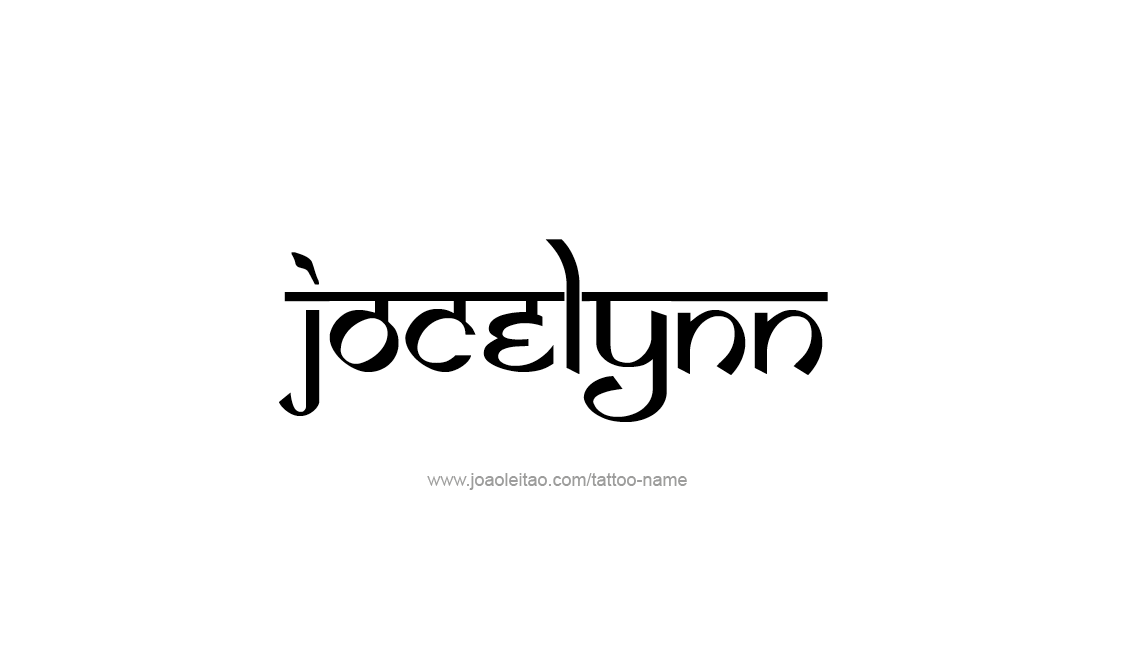 Tattoo Design Name Jocelynn   