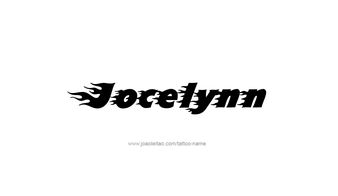 Tattoo Design Name Jocelynn   