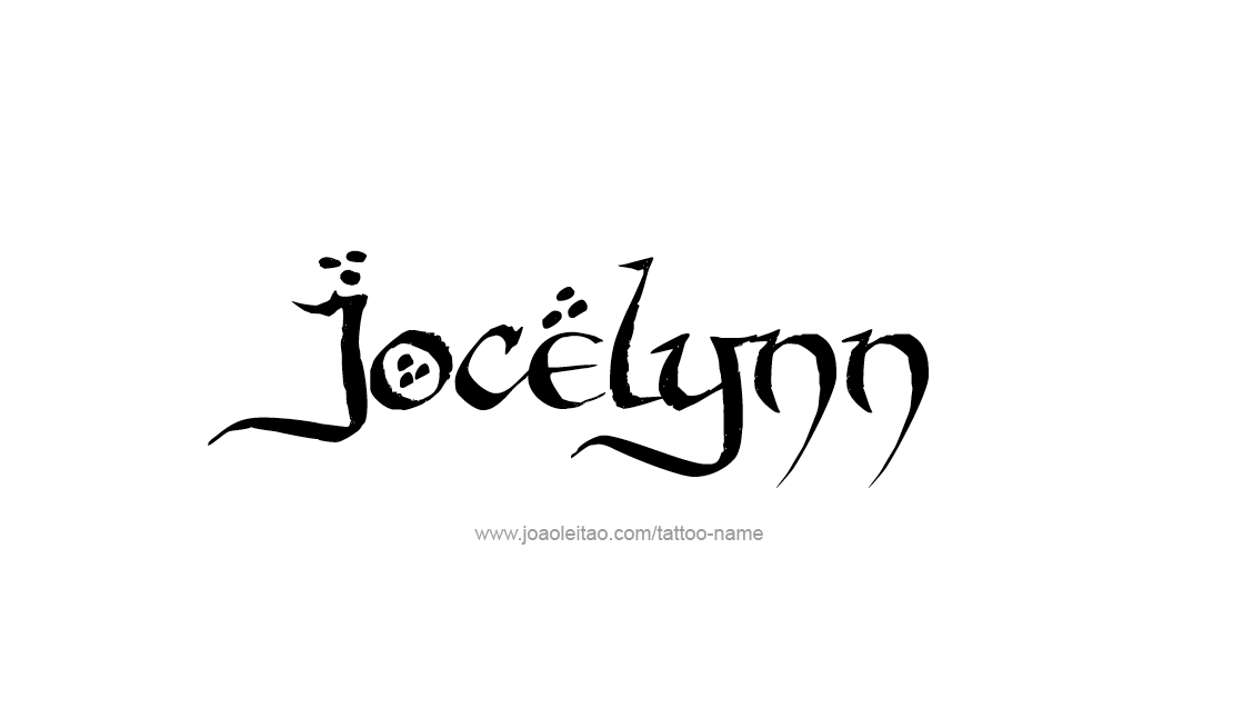 Tattoo Design Name Jocelynn   