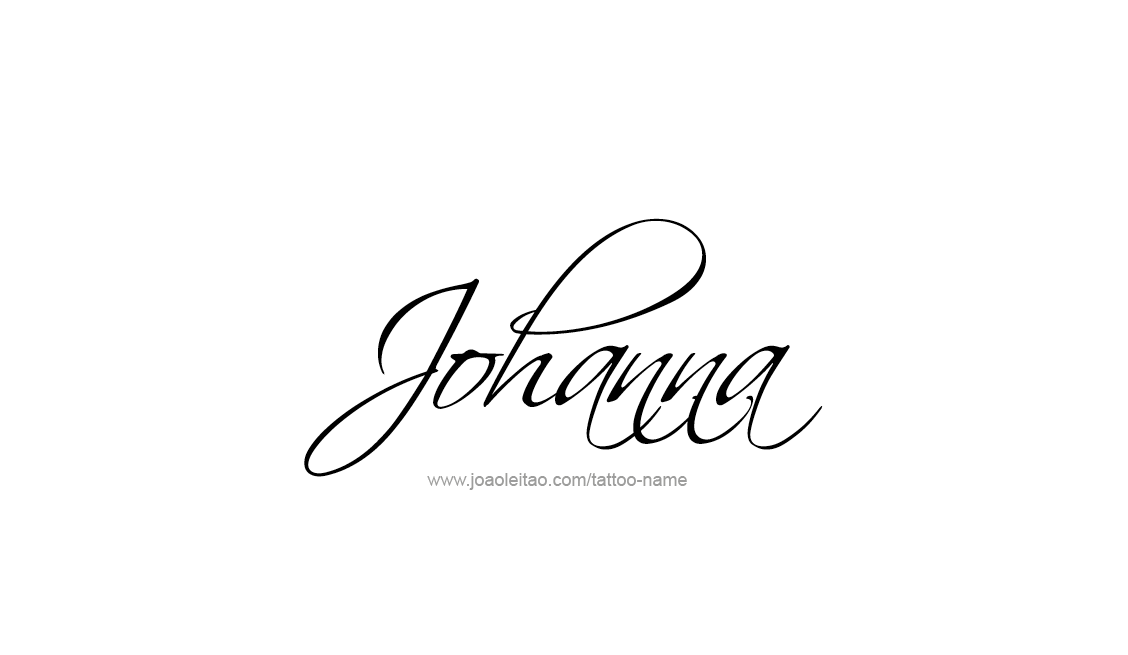 Tattoo Design Name Johanna   