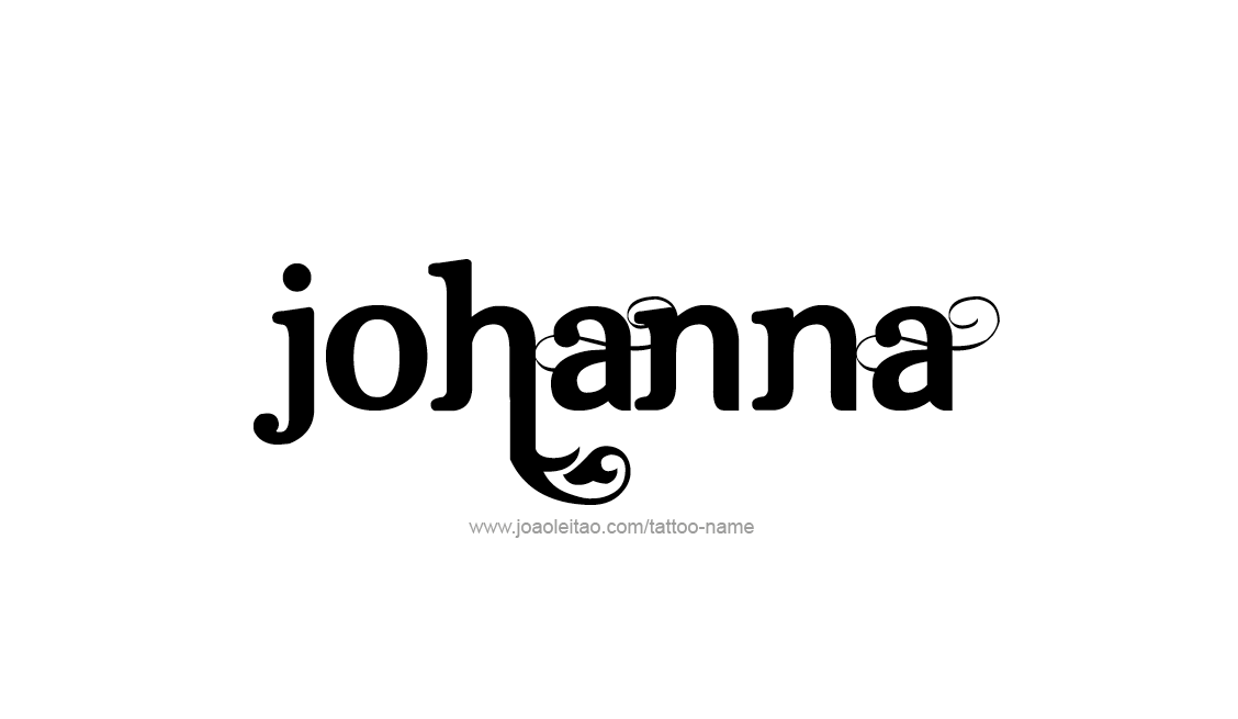 Tattoo Design Name Johanna   