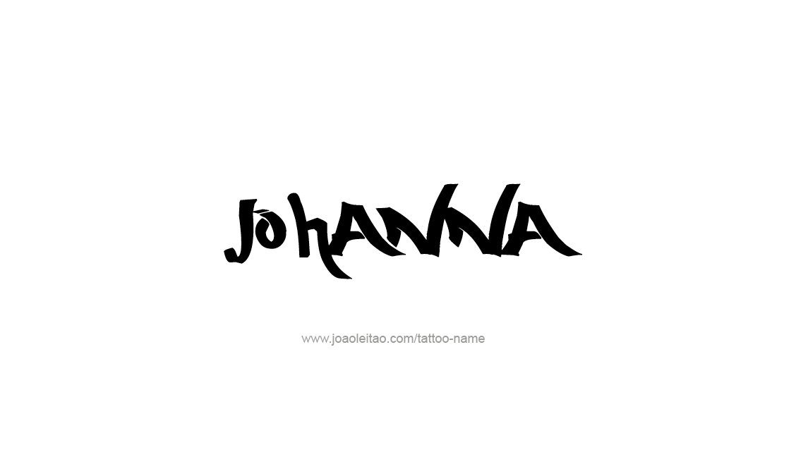 Tattoo Design Name Johanna   