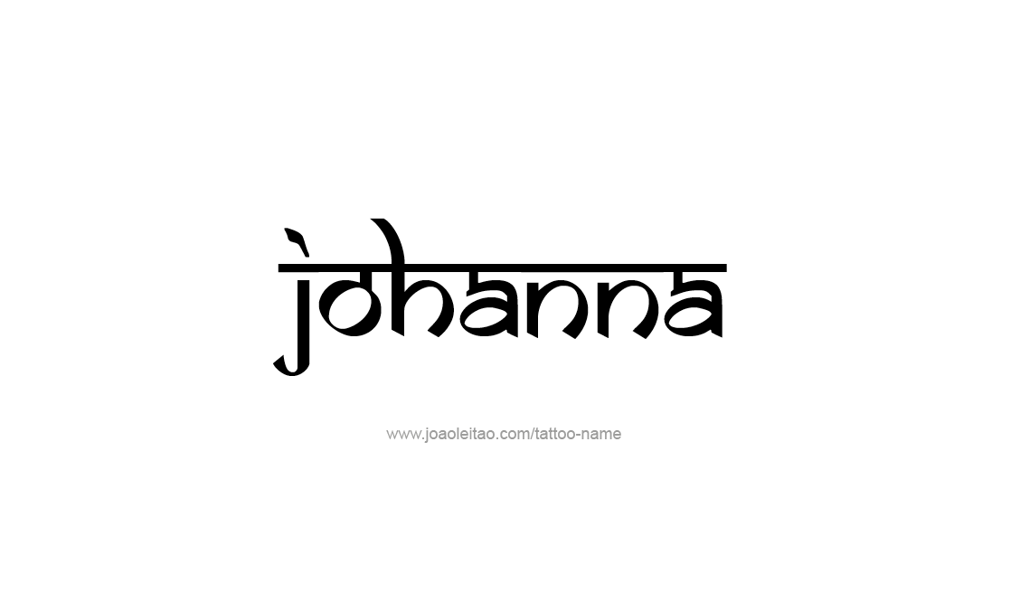 Tattoo Design Name Johanna   