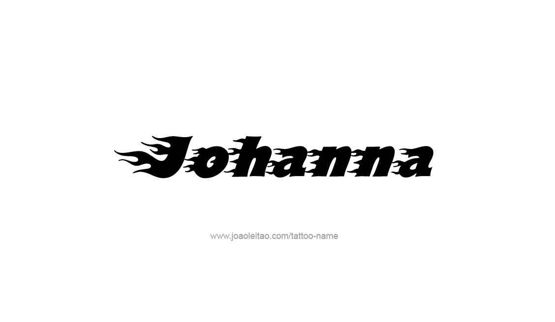 Tattoo Design Name Johanna   