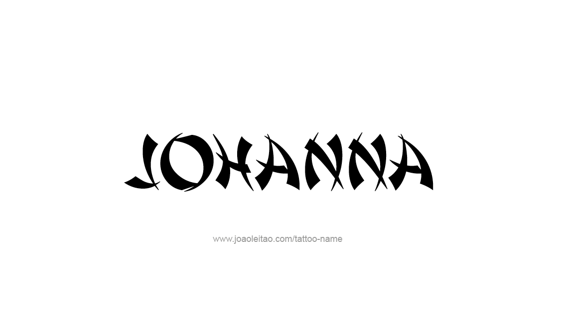 Tattoo Design Name Johanna   