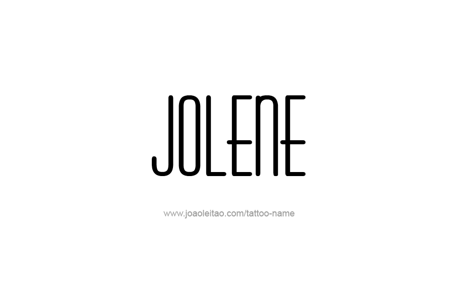 Tattoo Design Name Jolene   