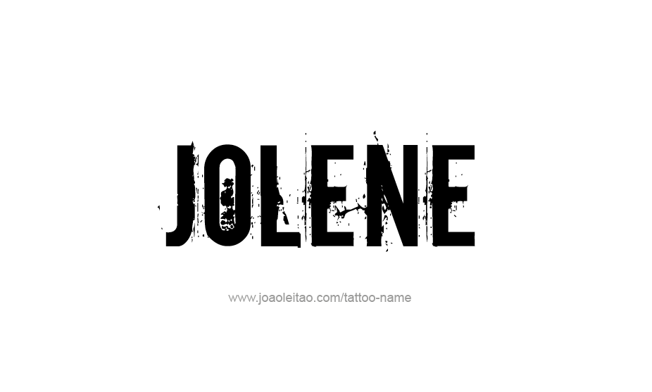 Tattoo Design Name Jolene   