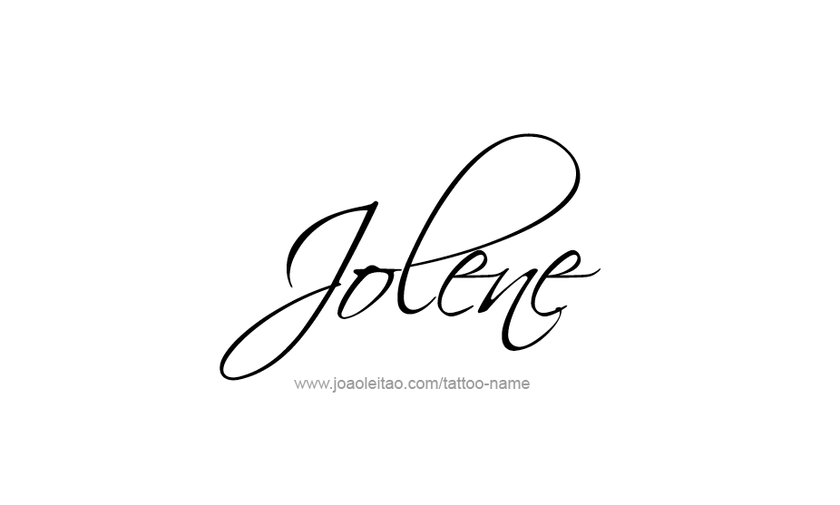 Tattoo Design Name Jolene   