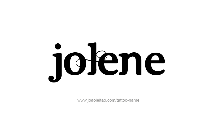 Tattoo Design Name Jolene   