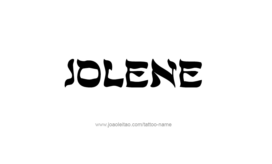 Tattoo Design Name Jolene   