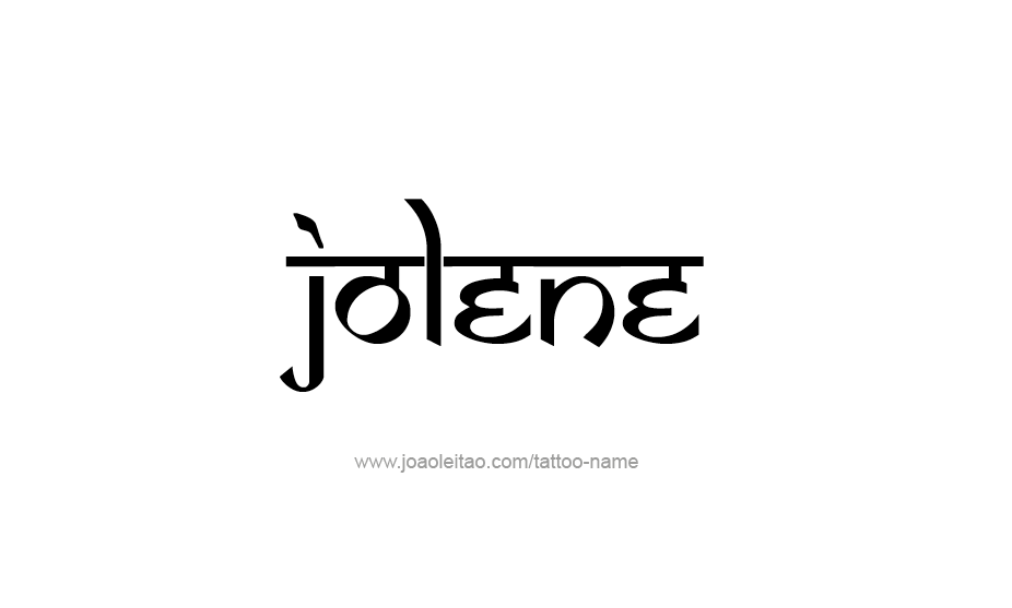 Tattoo Design Name Jolene   