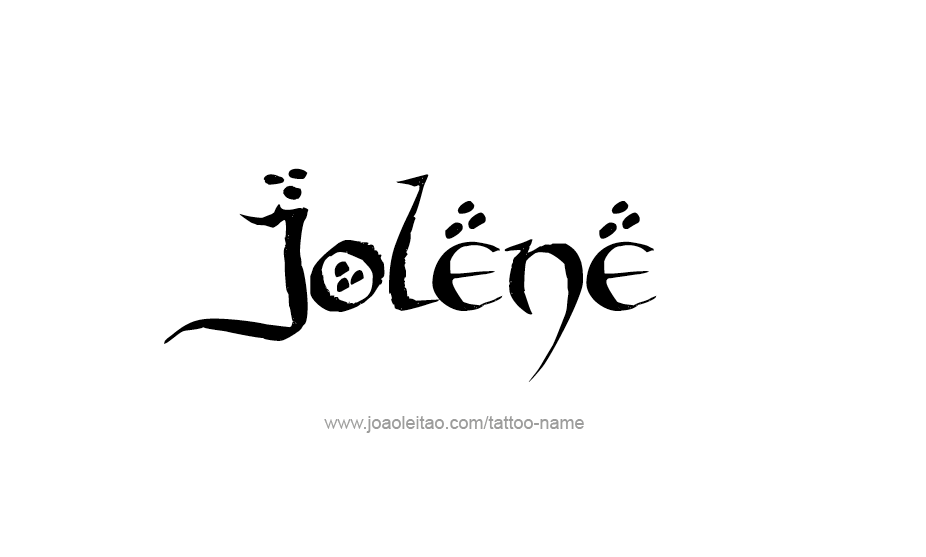 Tattoo Design Name Jolene   