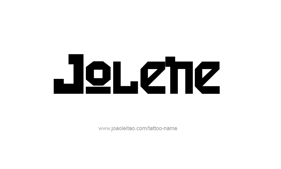 Tattoo Design Name Jolene   