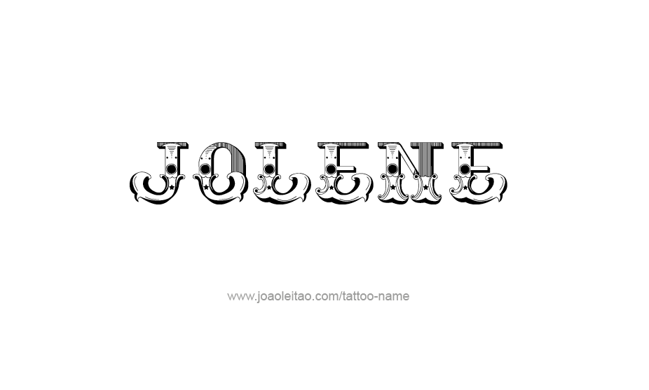 Tattoo Design Name Jolene   