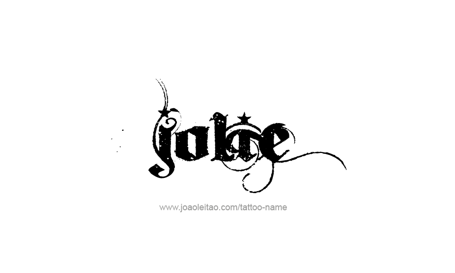 Tattoo Design Name Jolie   