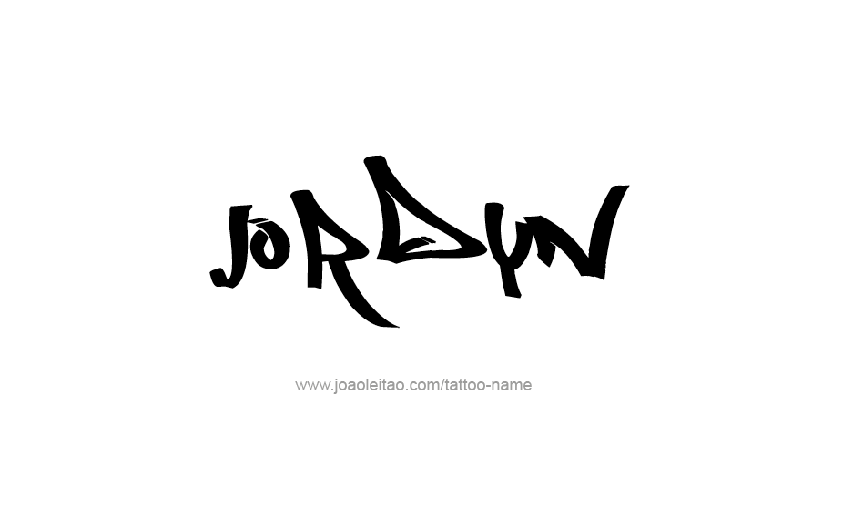 Tattoo Design Name Jordyn   