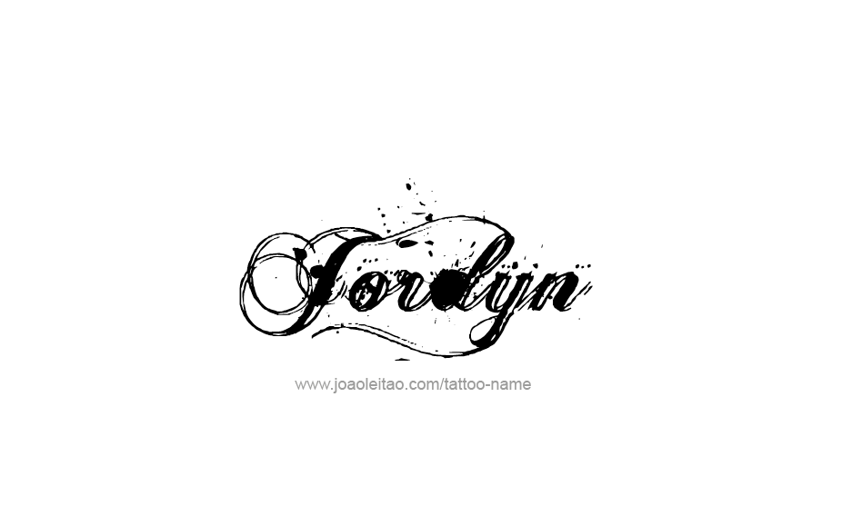 Tattoo Design Name Jordyn   