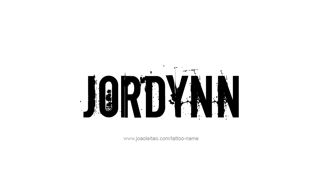 Tattoo Design Name Jordynn   