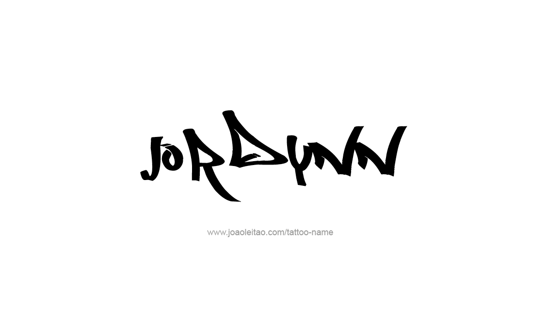 Tattoo Design Name Jordynn   