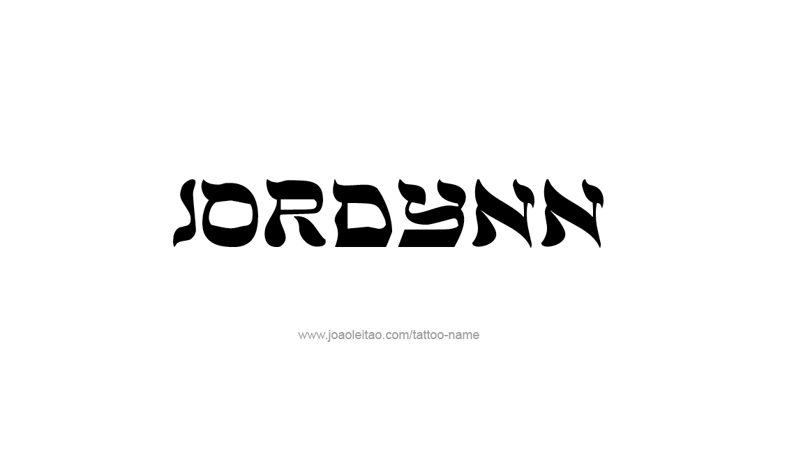 Tattoo Design Name Jordynn   