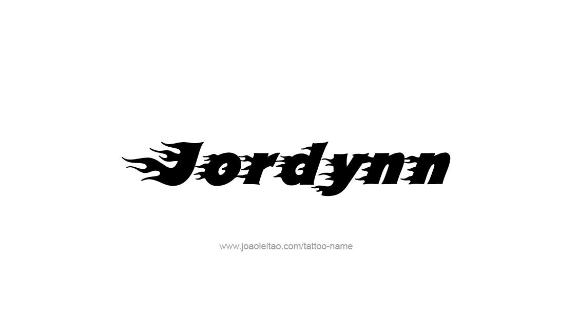 Tattoo Design Name Jordynn   