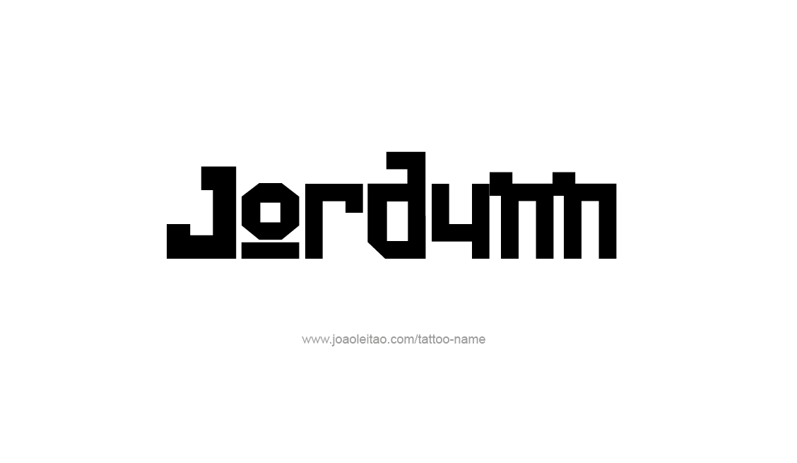 Tattoo Design Name Jordynn   