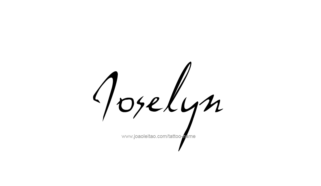 Tattoo Design Name Joselyn   