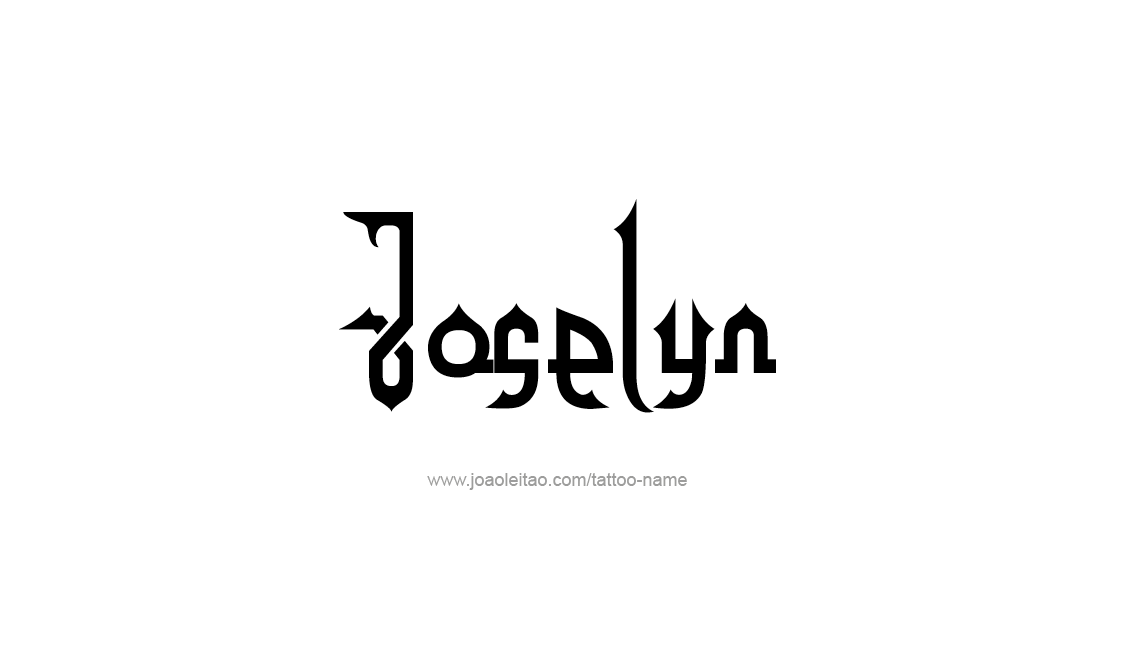 Tattoo Design Name Joselyn   