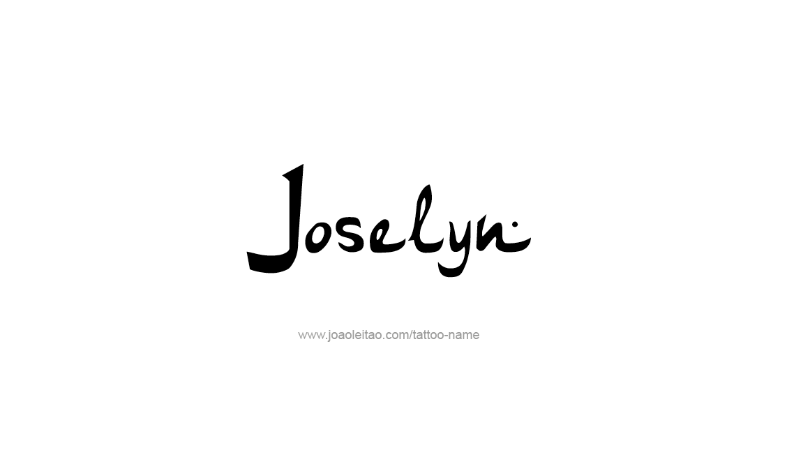 Tattoo Design Name Joselyn   