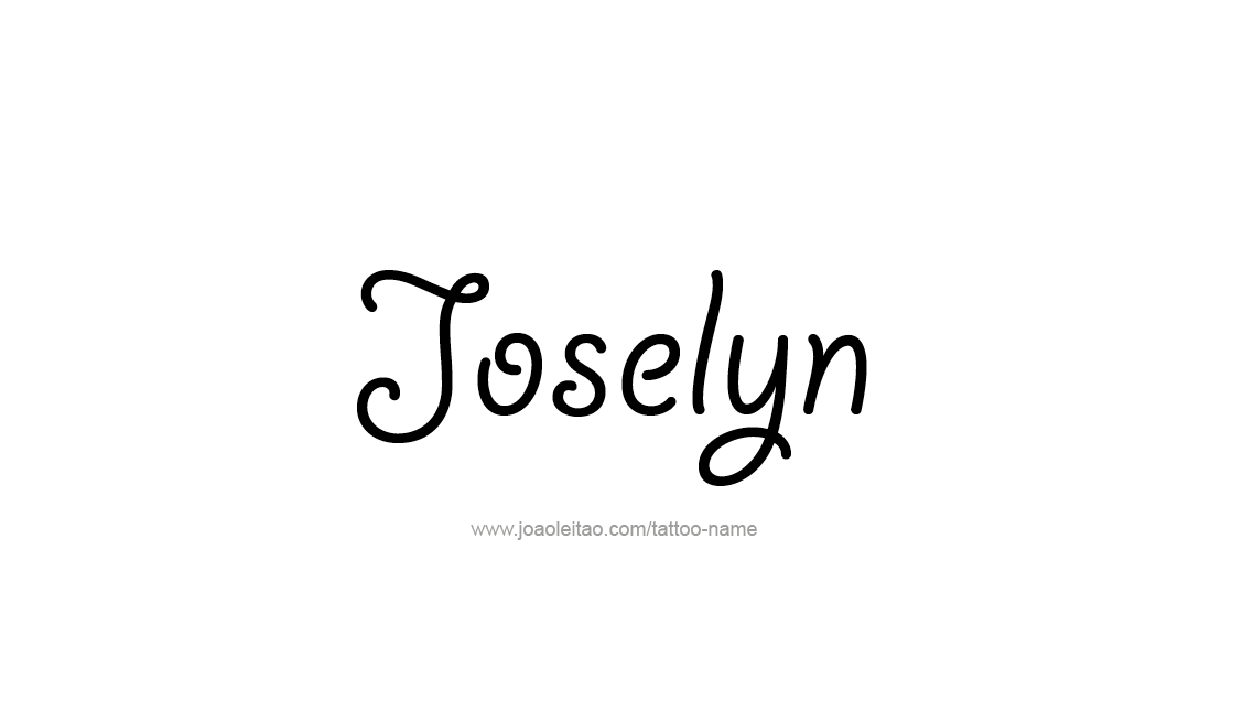 Tattoo Design Name Joselyn   