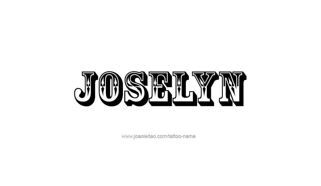 Tattoo Design Name Joselyn   