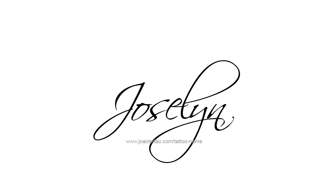 Tattoo Design Name Joselyn   