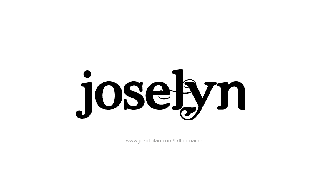 Tattoo Design Name Joselyn   