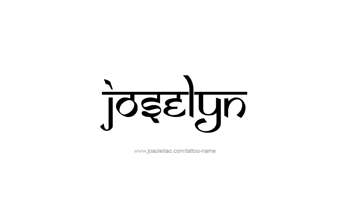 Joselyn Name Tattoo Designs